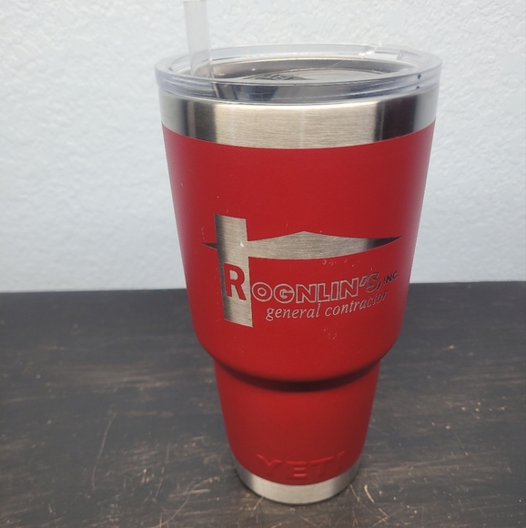 YETI Red Tumbler 30 OZ With Straw - Picture 6 of 6